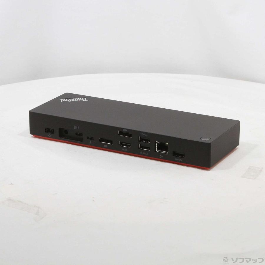 〔中古〕Lenovo(レノボジャパン)  ThinkPadユニバーサル Thunderbolt 4 ドッグ 40B00135JP | Lenovo | 03