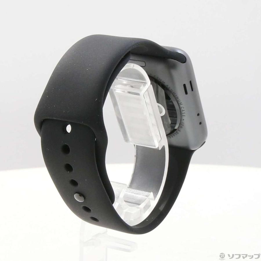 〔中古〕Apple(アップル)  Apple Watch Series 3 GPS + Cellular 42mm スペースグレイアルミニウムケース ブラックスポーツバンド | Apple | 03