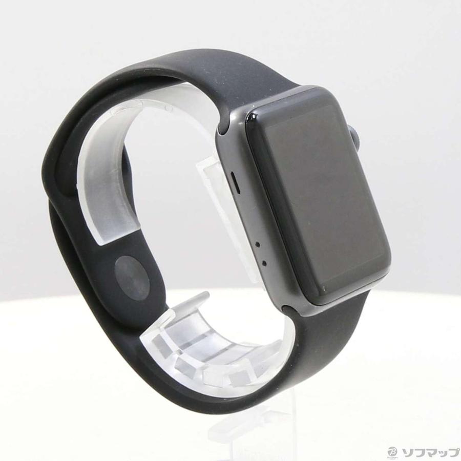 〔中古〕Apple(アップル)  Apple Watch Series 3 GPS + Cellular 42mm スペースグレイアルミニウムケース ブラックスポーツバンド | Apple | 04