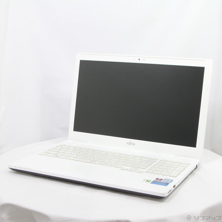 〔中古〕FUJITSU(富士通）  格安安心パソコン LIFEBOOK AH50／X FMVA50XWP プレミアムホワイト 〔Windows 10〕 | 富士通 | 01