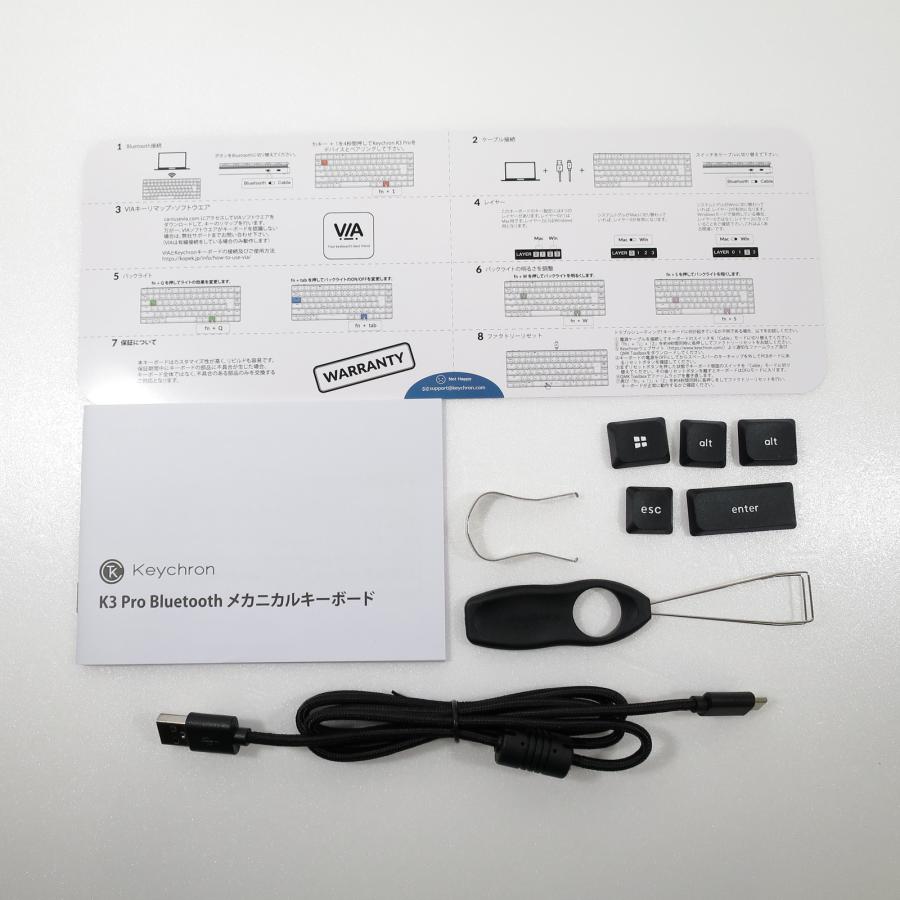 〔中古〕キークロン  Keychron K3 Pro K3P-H2-US 青軸／RGBライト／英語配列 |  | 02