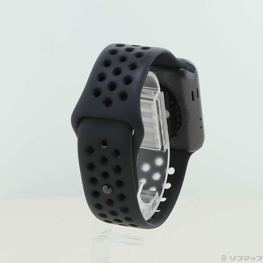 〔中古〕Apple(アップル)  Apple Watch Series 3 Nike+ GPS 42mm スペースグレイアルミニウムケース アンスラサイト／ブラックNikeスポーツバンド | Apple | 03