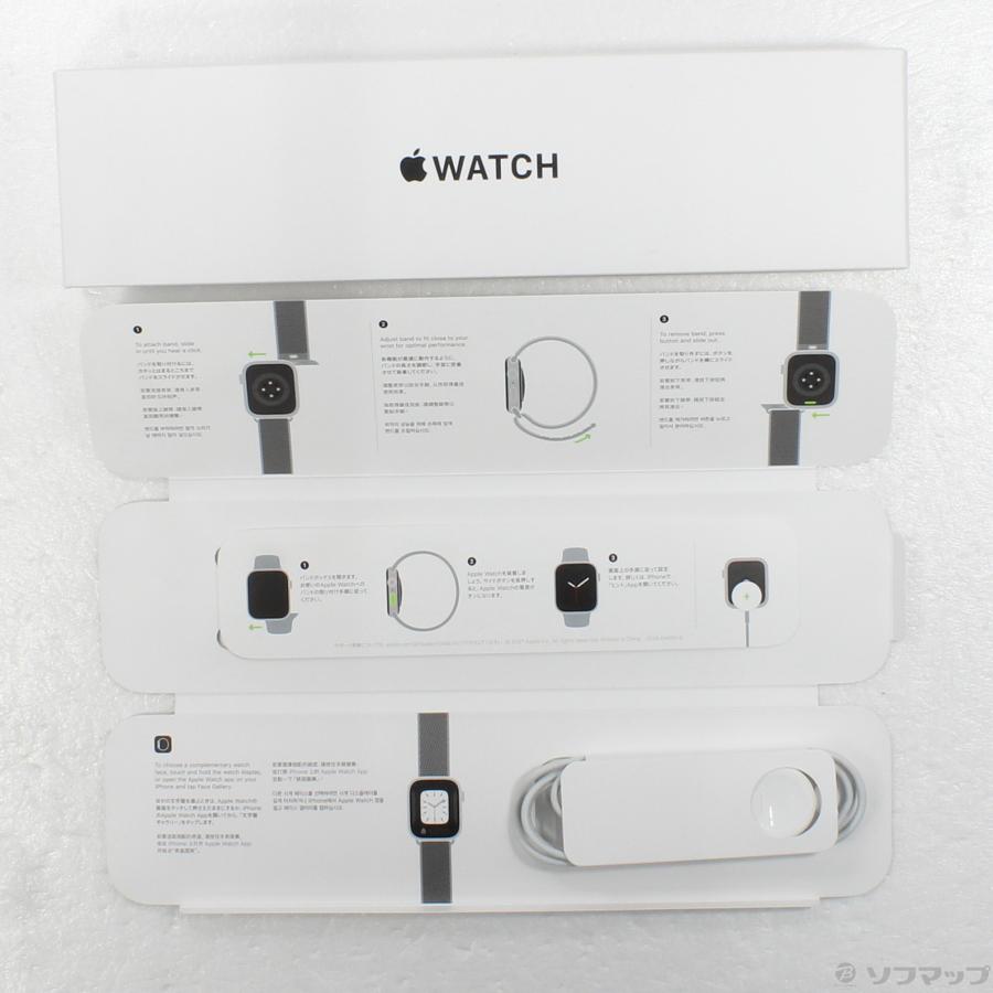 〔中古〕Apple(アップル)  Apple Watch SE 第1世代 GPS 44mm ゴールドアルミニウムケース ダークチェリー／フォレストグリーンスポーツループ | Apple | 05