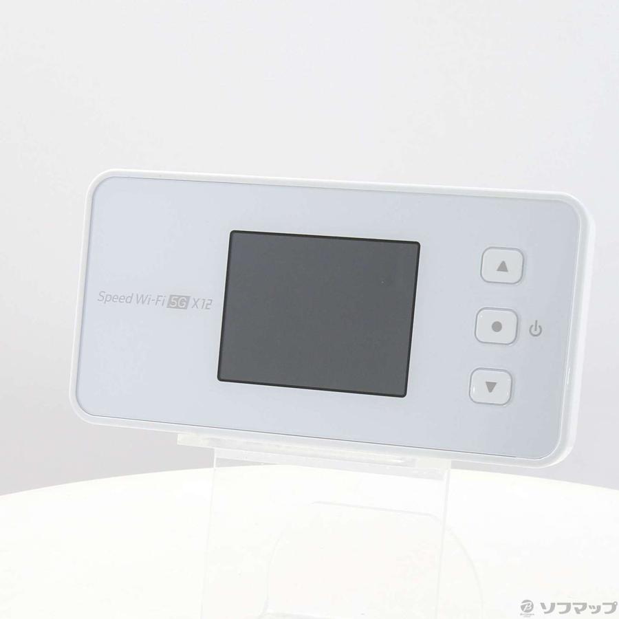 〔中古〕NEC(エヌイーシー)  Speed Wi-Fi 5G X12 NAR03 アイスホワイト SIMフリー |  | 01