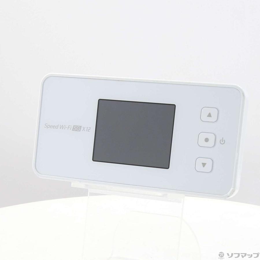 〔中古〕NEC(エヌイーシー)  Speed Wi-Fi 5G X12 NAR03 アイスホワイト SIMフリー |  | 01