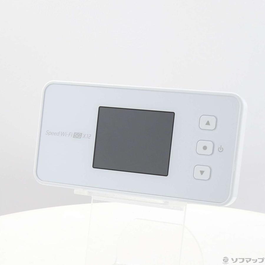 〔中古〕NEC(エヌイーシー)  Speed Wi-Fi 5G X12 NAR03 アイスホワイト SIMフリー |  | 01