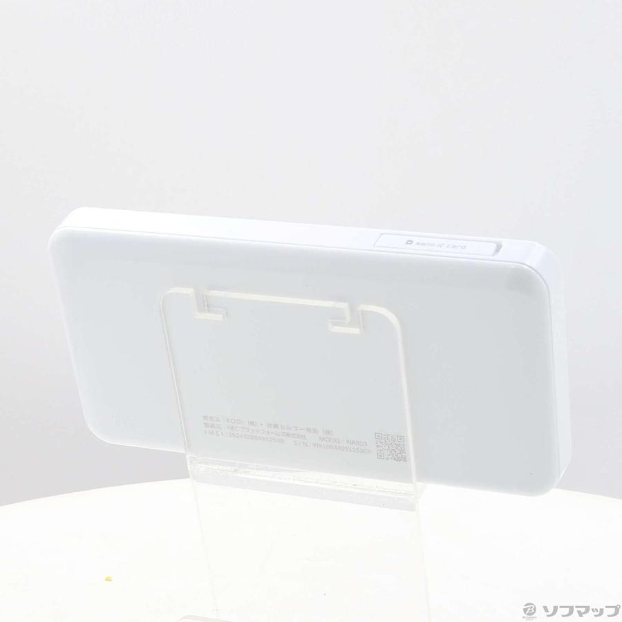 〔中古〕NEC(エヌイーシー)  Speed Wi-Fi 5G X12 NAR03 アイスホワイト SIMフリー |  | 03