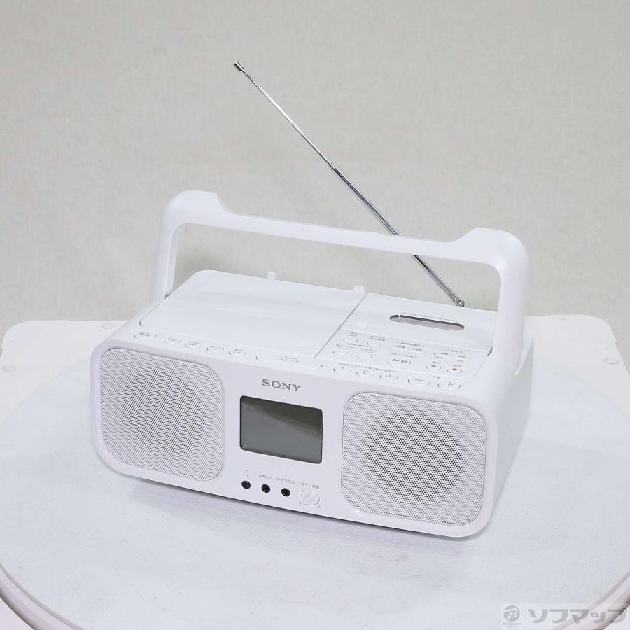 【新品希少品】ソニー パーソナルオーディオシステム CFD-S401 ホワイト SONY（ソニー） 〔中古〕 〔展示品〕 CFD-S401 W ホワイト