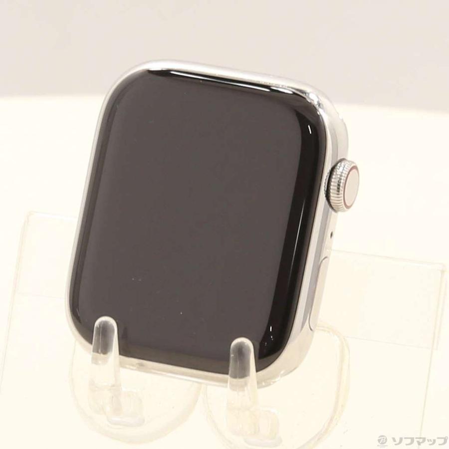 〔中古〕Apple(アップル)  Apple Watch Series 9 GPS + Cellular 45mm シルバーステンレススチールケース バンド無し | Apple | 01
