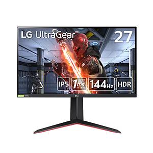 〔中古〕LG(エルジー)  〔展示品〕 27インチ UltraGear FHD IPS ゲーミングモニター 27GN65R-B | LGエレクトロニクス