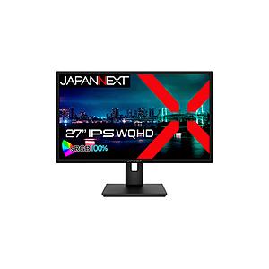 〔中古〕JAPANNEXT  〔展示品〕 JN-IPS271WQHD-HSP ブラック | 