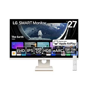 〔中古〕LG(エルジー)  〔展示品〕 LG MyView Smart Monitor 27SR50F-W ホワイト | LGエレクトロニクス