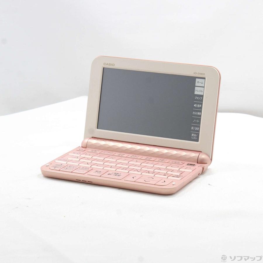 〔中古〕CASIO(カシオ)  EX-word XD-Z4800PK ピンク | CASIO | 01