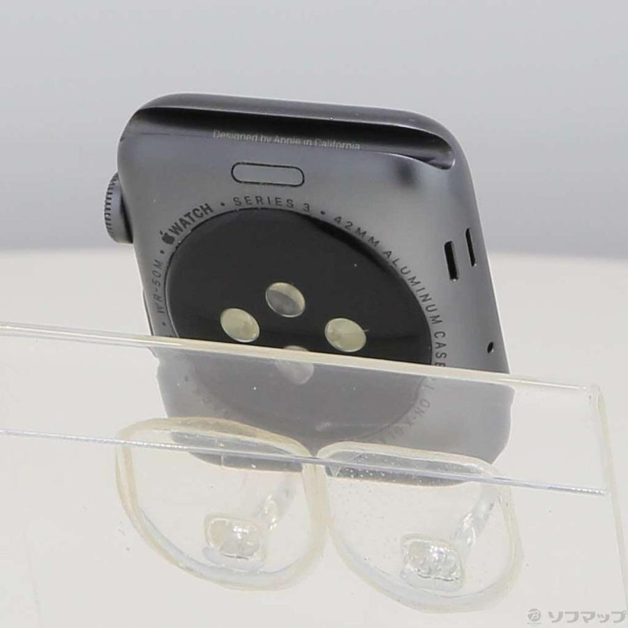 〔中古〕Apple(アップル)  Apple Watch Series 3 GPS 42mm スペースグレイアルミニウムケース バンド無し | Apple | 03