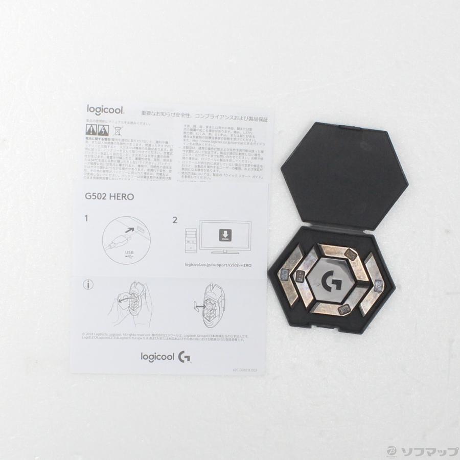 〔中古〕logicool(ロジクール)  G502 HERO G502RGBhr ブラック | logicool | 05