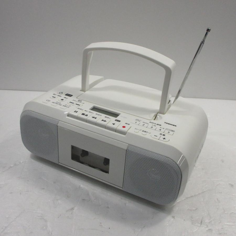 〔中古〕TOSHIBA(東芝)  〔展示品〕 AUREX CDラジカセ TY-CDS9(W) ホワイト | TOSHIBA | 02