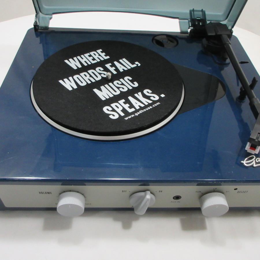 〔中古〕GADHOUSE  〔展示品〕 レコードプレーヤー Brad Retro GAD001004NV ネイビー |  | 02