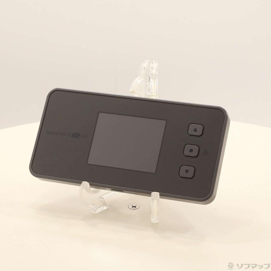 〔中古〕NEC(エヌイーシー)  Speed Wi-Fi 5G X11 NAR01 チタニウムグレー au SIMフリー |  | 01