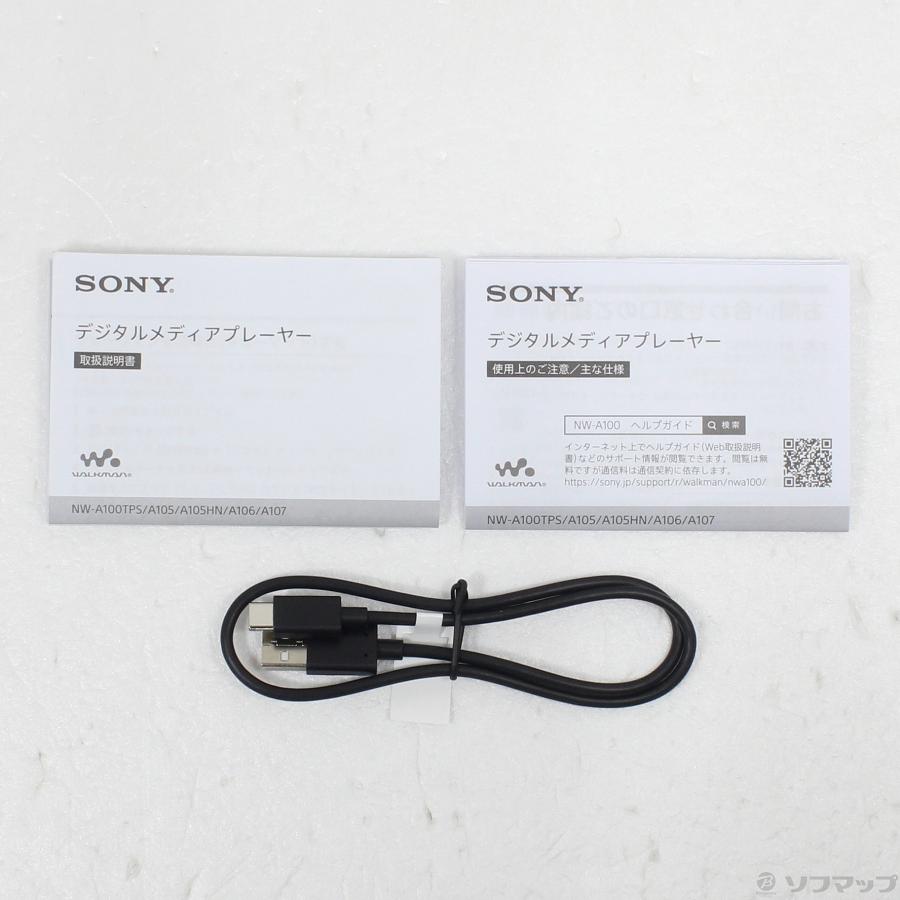 〔中古〕SONY(ソニー)  WALKMAN A100シリーズ メモリ16GB+microSD レッド NW-A105 R | SONY | 05