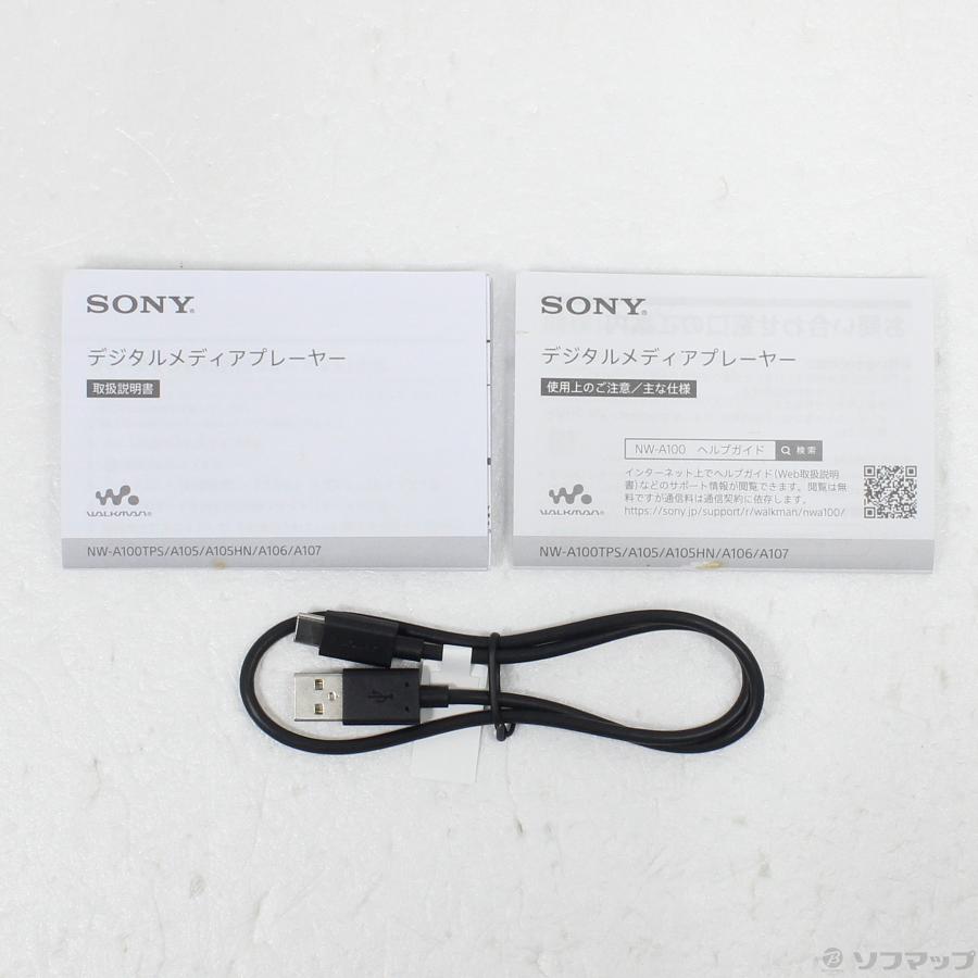 〔中古〕SONY(ソニー)  WALKMAN A100シリーズ メモリ32GB+microSD アッシュグリーン NW-A106 | SONY | 05