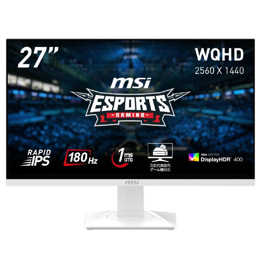 〔中古〕MSI(エムエスアイ)  〔展示品〕 MAG 274QRFW | MSI | 01