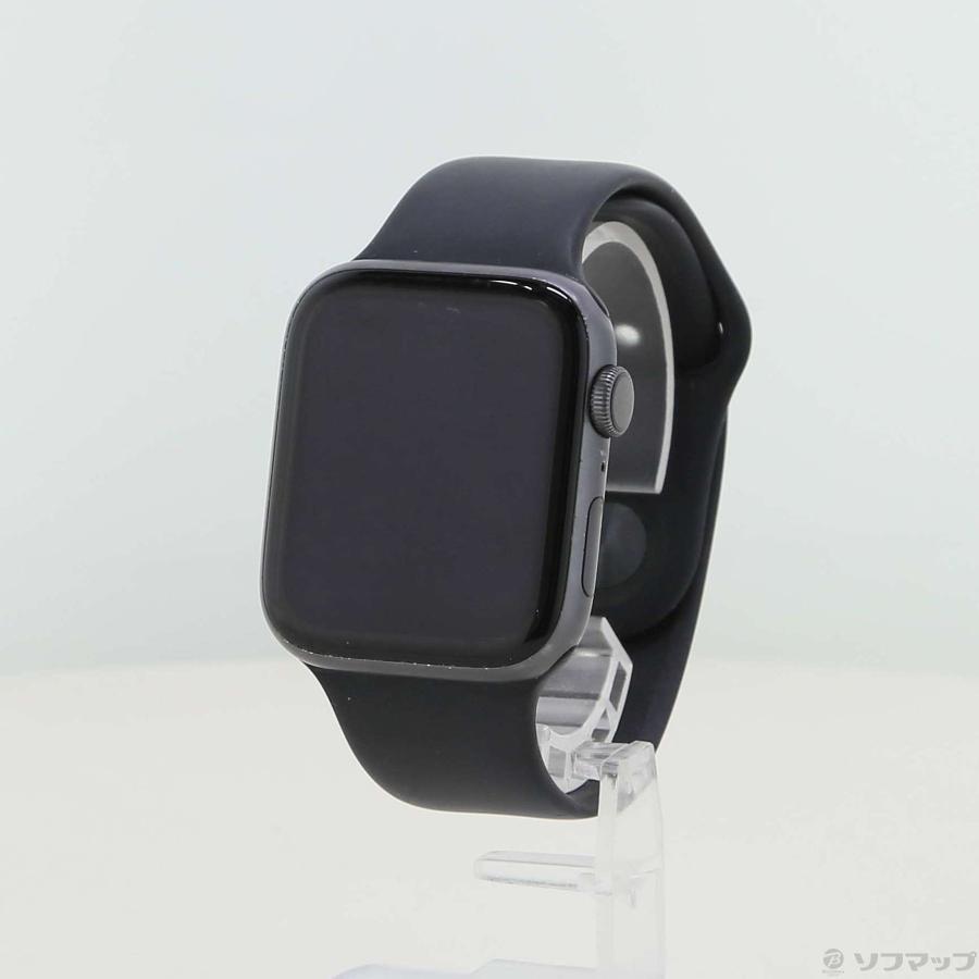 〔中古〕Apple(アップル)  Apple Watch Series 4 GPS 44mm スペースグレイアルミニウムケース ブラックスポーツバンド | Apple | 01