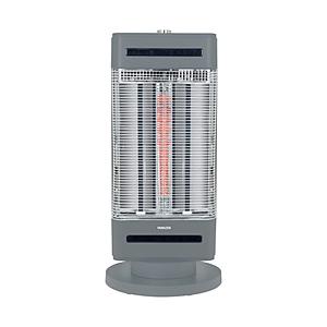 〔中古〕〔展示品〕 温風＋遠赤ヒーター（1200W） ツインヒートプラス  EDBC-SVM121 ［カーボンヒーター・シーズヒーター ／人感センサーなし ／首振り機能］ | 山善