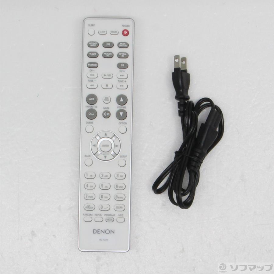 〔中古〕DENON(デノン)  RCD-N10-W ホワイト | DENON | 05