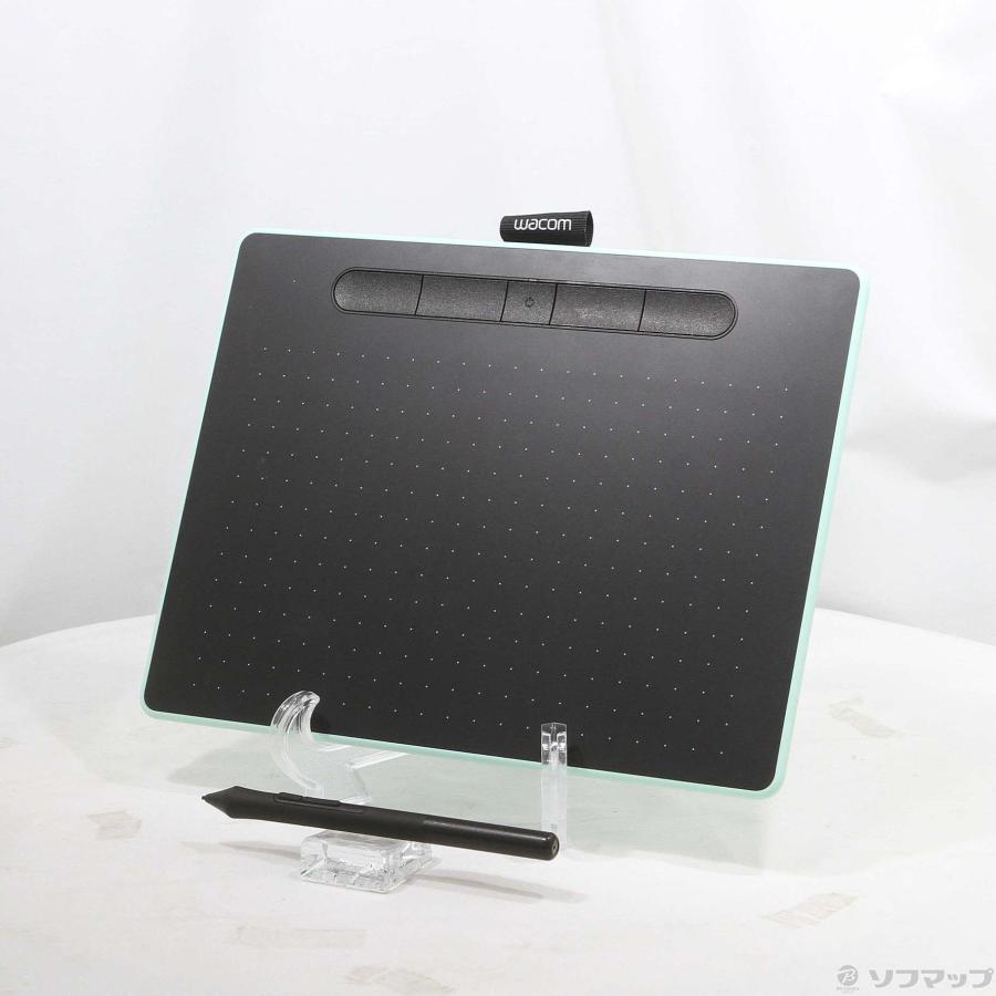 〔中古〕WACOM(ワコム)  Intuos Medium ワイヤレス CTL-6100WL／E0 ピスタチオグリーン | wacom | 01