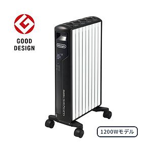 〔中古〕デロンギ  〔展示品〕 マルチダイナミックヒーター Wi-Fiモデル  ピュアホワイト+マットブラック MDHAA12WIFI-BK ［最大10畳］ | デロンギ