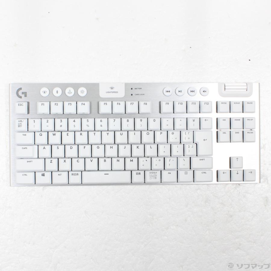 〔中古〕logicool(ロジクール)  〔展示品〕 タクタイル G913-TKL-TCWH ホワイト 茶軸 | logicool | 01