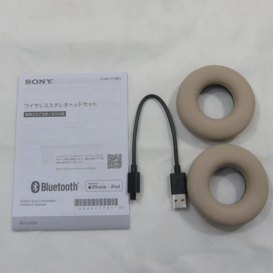 〔中古〕SONY(ソニー)  〔展示品〕 WH-CH520 C ベージュ | SONY | 02
