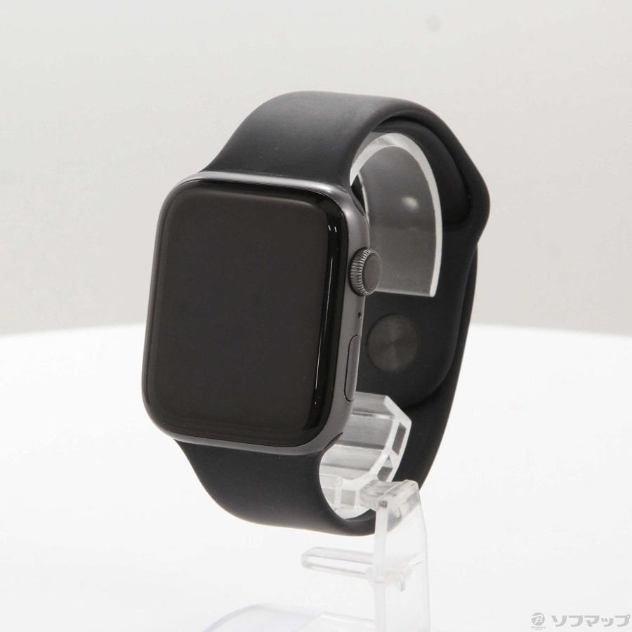 〔中古〕Apple(アップル)  Apple Watch Series 4 GPS 44mm スペースグレイアルミニウムケース ブラックスポーツバンド | Apple | 01