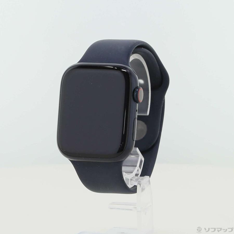 〔中古〕Apple(アップル)  Apple Watch Series 8 GPS + Cellular 45mm ミッドナイトアルミニウムケース ミッドナイトスポーツバンド | Apple | 01