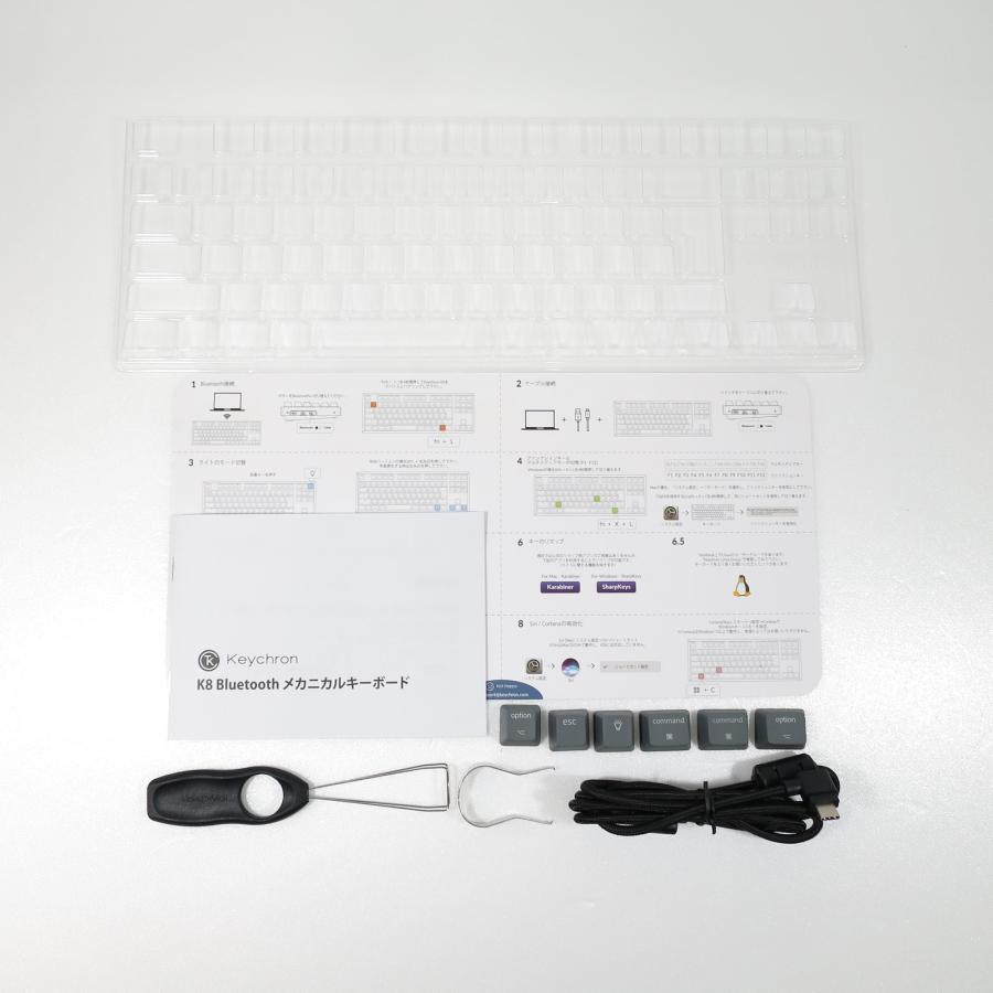 〔中古〕キークロン  Keychron K8 RGBライト 赤軸 ホットスワッブ K8-91-Swap-RGB-Red-JP |  | 02