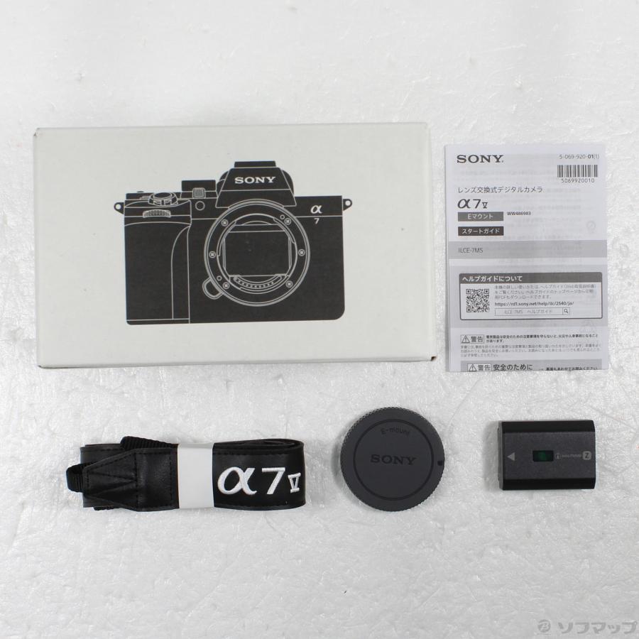 〔中古〕SONY(ソニー)  期間特価対象品 α7V ボディ ILCE-7M5 | SONY | 06