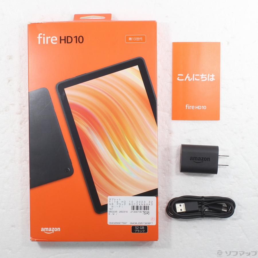 〔中古〕Amazon(アマゾン)  Fire HD 10 2023 32GB ブラック B0C2XN8HKD Wi-Fi |  | 05