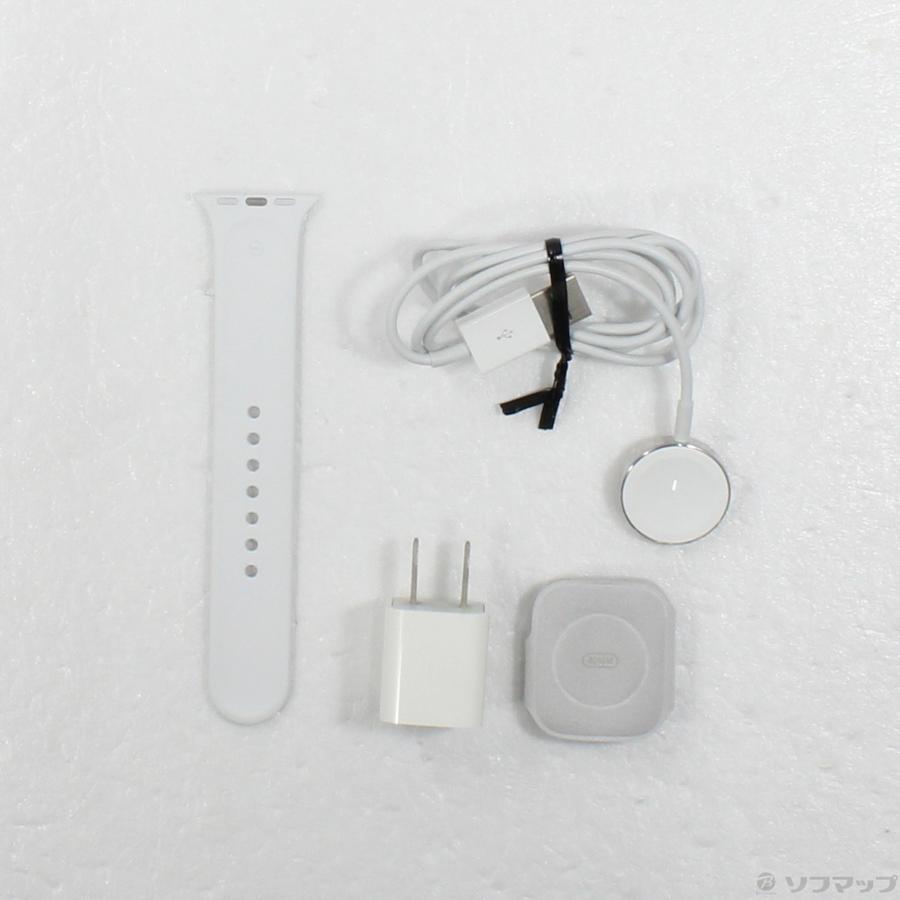 〔中古〕Apple(アップル)  Apple Watch Series 5 GPS + Cellular 40mm ステンレススチールケース ホワイトスポーツバンド | Apple | 05