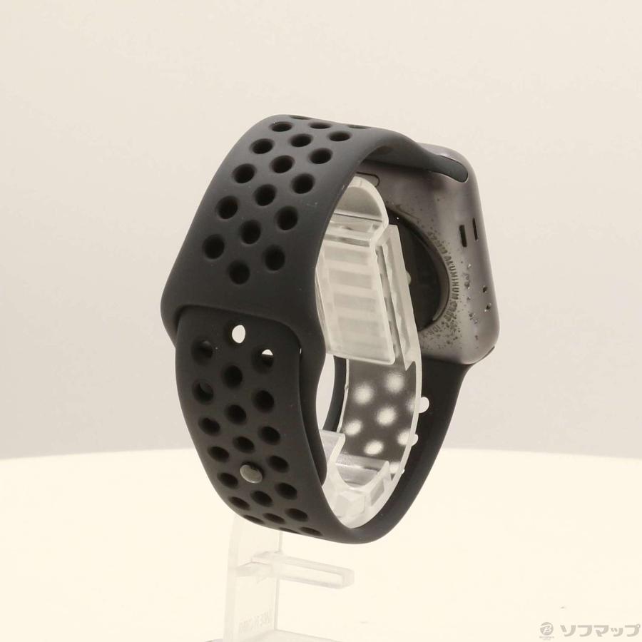 〔中古〕Apple(アップル)  Apple Watch Series 3 Nike+ GPS 42mm スペースグレイアルミニウムケース アンスラサイト／ブラックNikeスポーツバンド | Apple | 03