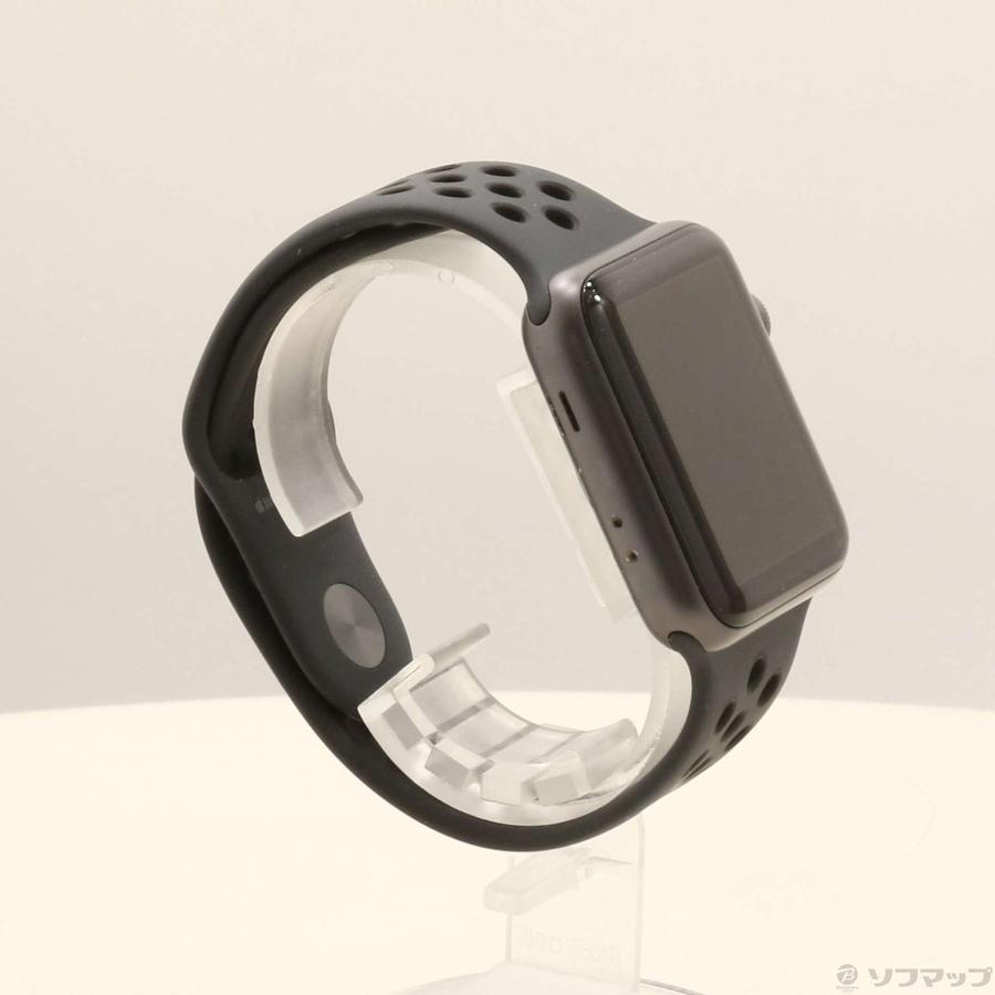〔中古〕Apple(アップル)  Apple Watch Series 3 Nike+ GPS 42mm スペースグレイアルミニウムケース アンスラサイト／ブラックNikeスポーツバンド | Apple | 04