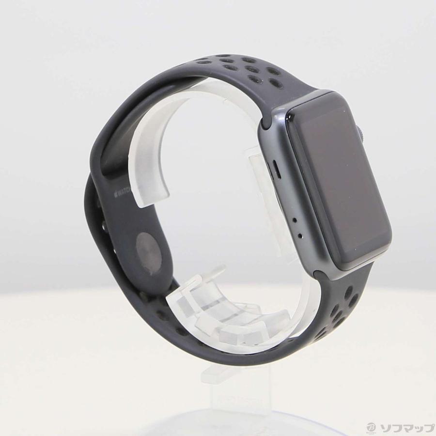 〔中古〕Apple(アップル)  Apple Watch Series 3 Nike+ GPS 42mm スペースグレイアルミニウムケース アンスラサイト／ブラックNikeスポーツバンド | Apple | 04