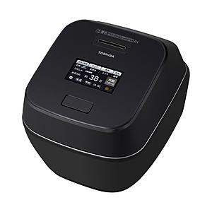 〔中古〕TOSHIBA(東芝)  〔展示品〕 炊飯ジャー 炎匠炊き グランブラック RC-10ZWX(K) ［5.5合 ／圧力IH］ | TOSHIBA