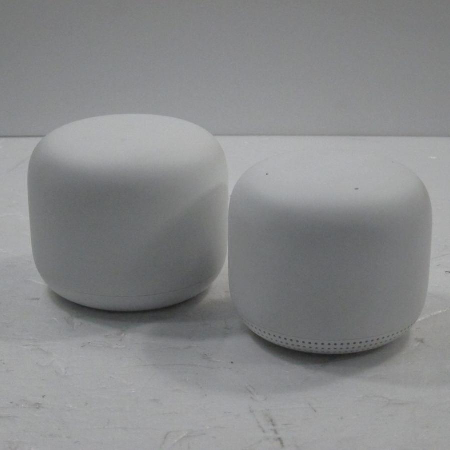 〔中古〕GOOGLE(グーグル)  〔展示品〕 Google Nest Wifiルーター + Nest Wifi拡張ポイント GA00822-JP |  | 01