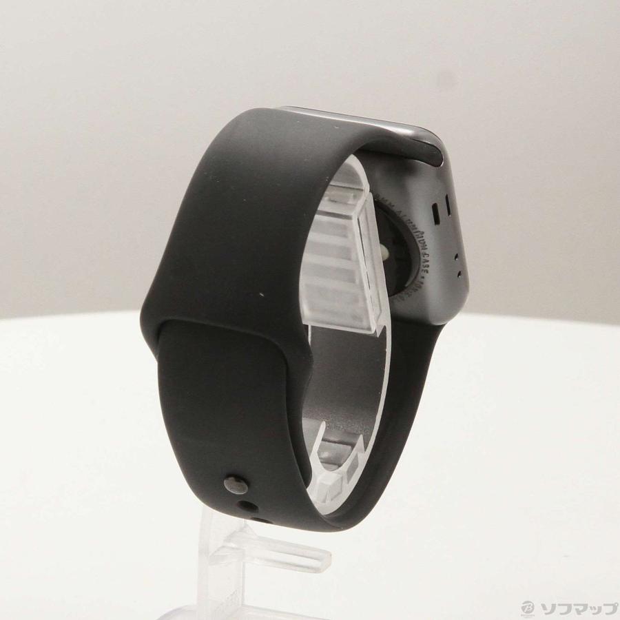 〔中古〕Apple(アップル)  Apple Watch Series 3 GPS 38mm スペースグレイアルミニウムケース ブラックスポーツバンド | Apple | 03