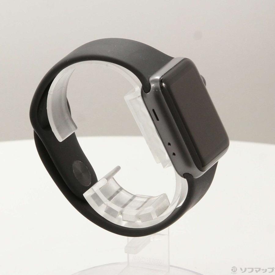 〔中古〕Apple(アップル)  Apple Watch Series 3 GPS 38mm スペースグレイアルミニウムケース ブラックスポーツバンド | Apple | 04