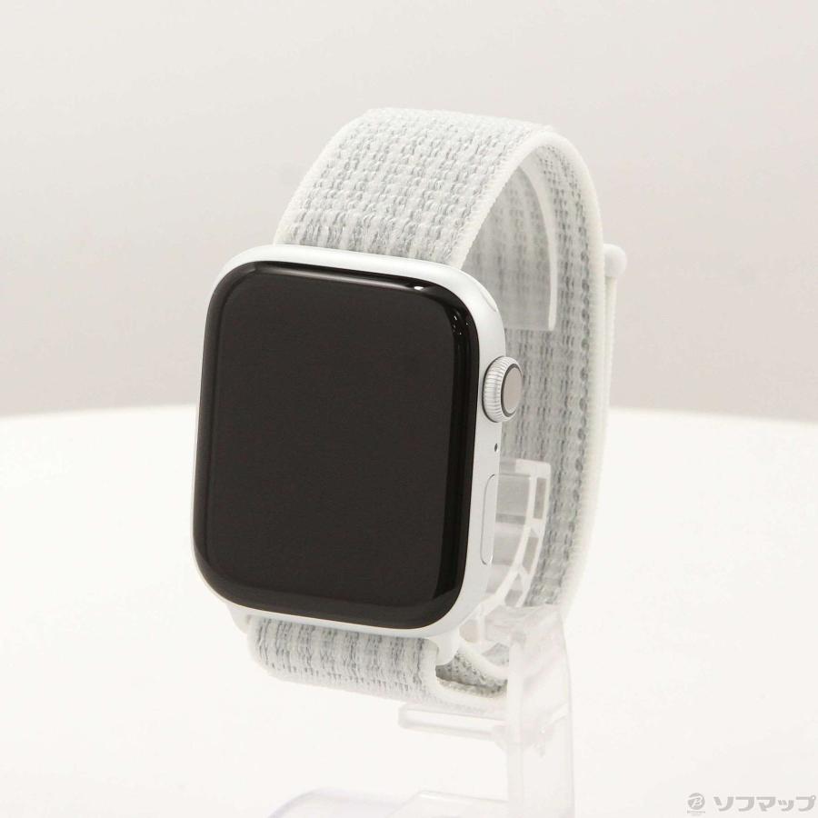 〔中古〕Apple(アップル)  Apple Watch Series 4 Nike+ GPS 44mm シルバーアルミニウムケース サミットホワイトNikeスポーツループ | Apple | 01