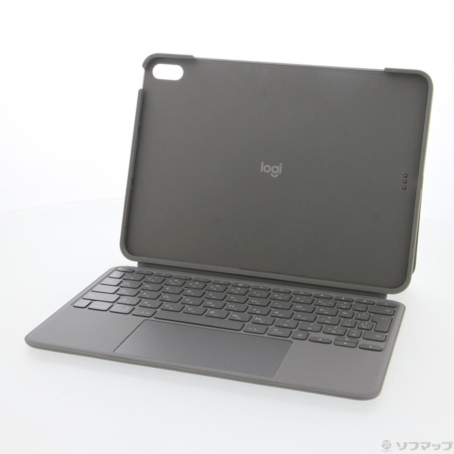 〔中古〕logicool(ロジクール) 11インチiPad Air(M2)、10.9インチ iPad Air(第5世代)用 キーボード一体型ケース Combo Touch iK1178GRA オックスフォードグレー | logicool | 01