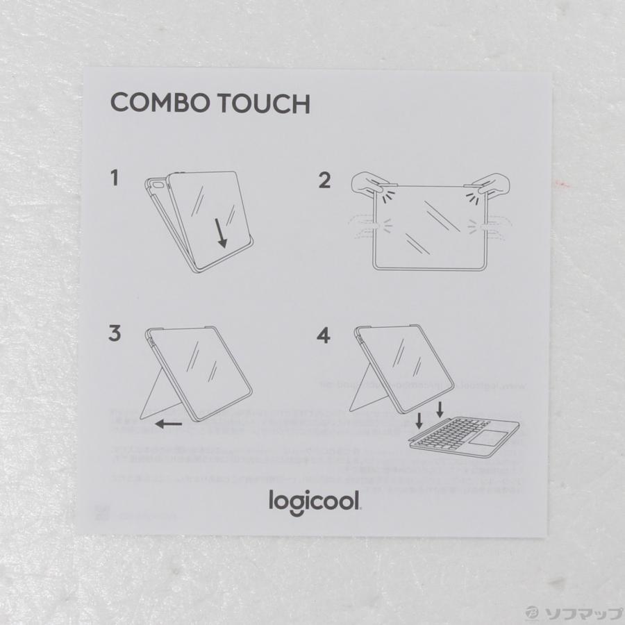 〔中古〕logicool(ロジクール) 11インチiPad Air(M2)、10.9インチ iPad Air(第5世代)用 キーボード一体型ケース Combo Touch iK1178GRA オックスフォードグレー | logicool | 03