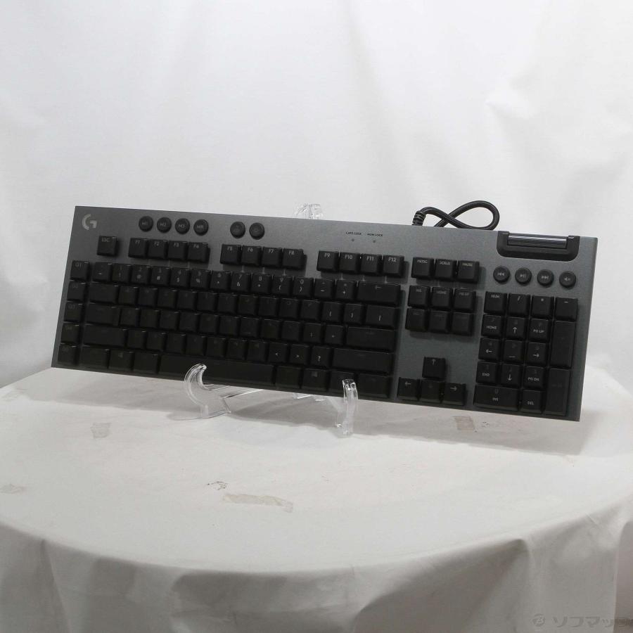 〔中古〕logicool(ロジクール)  G813 RGBメカニカル ゲーミングキーボード G813-CK クリッキー 赤軸 | logicool | 01