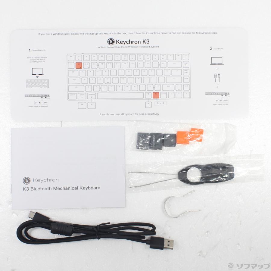 〔中古〕キークロン  Keychron K2 K2／V-K3-US 茶軸／英語配列 |  | 01